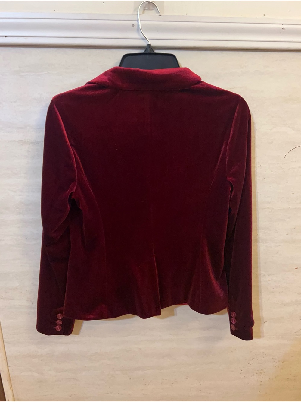 ModCloth Burgundy Velvet Blazer - Picture 8 of 11